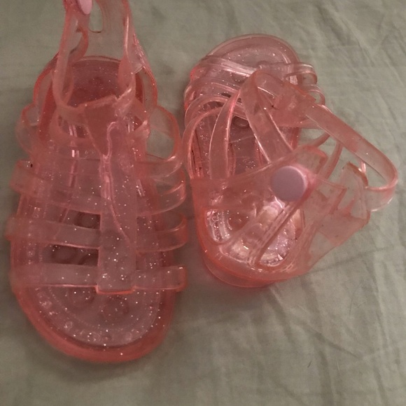 Girls Glitter Jelly Gladiator Sandals - Picture 2 of 3